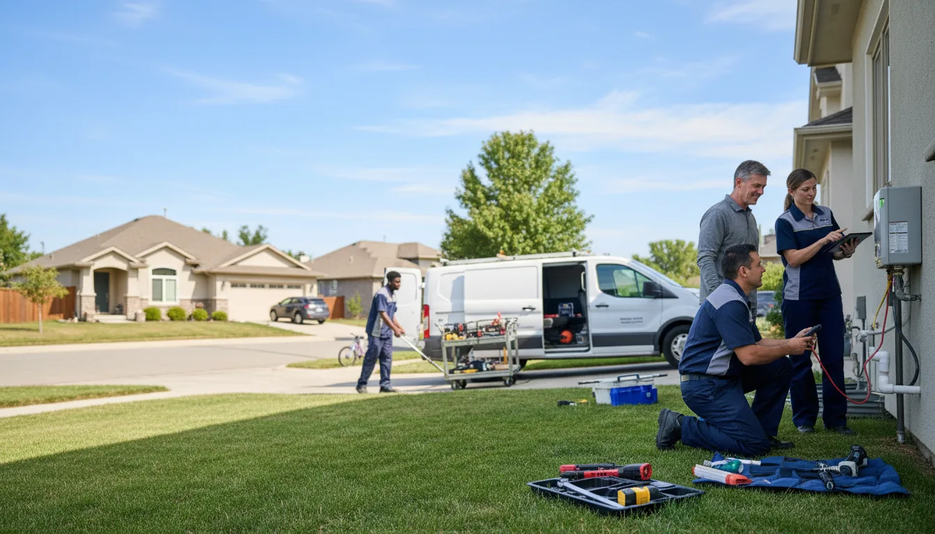 Tankless water heater service in Emmaus, PA